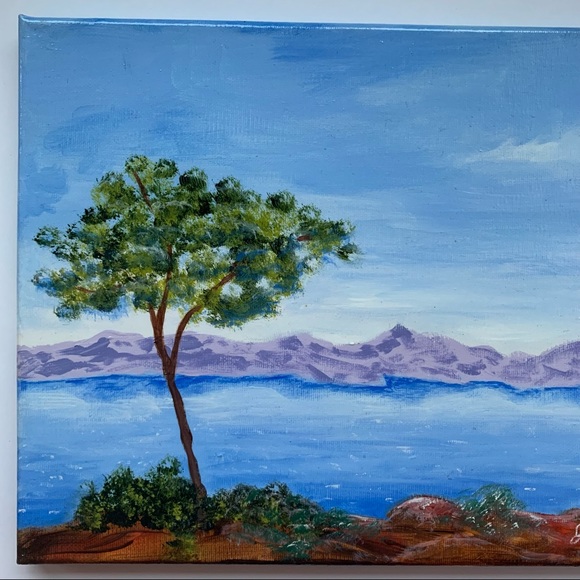 Original Acrylic Painting on Canvas called “Okanagan” 11x14” varnished painting - Picture 4 of 6